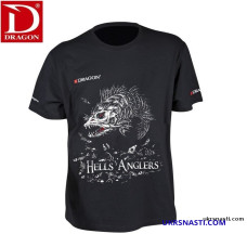 Футболка Dragon Hells Anglers СУДАК чёрная